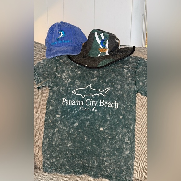 Panama City Beach, Florida Cap/Shirt, Ensenada Mexico Bucket Hat for Child/Kid - Picture 1 of 10